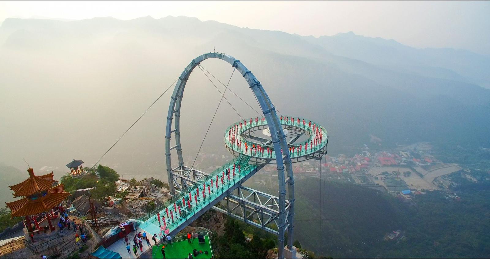 北京周边2日自驾游：石林峡踏青，登玻璃观景台，九曲十八弯2日周末自驾