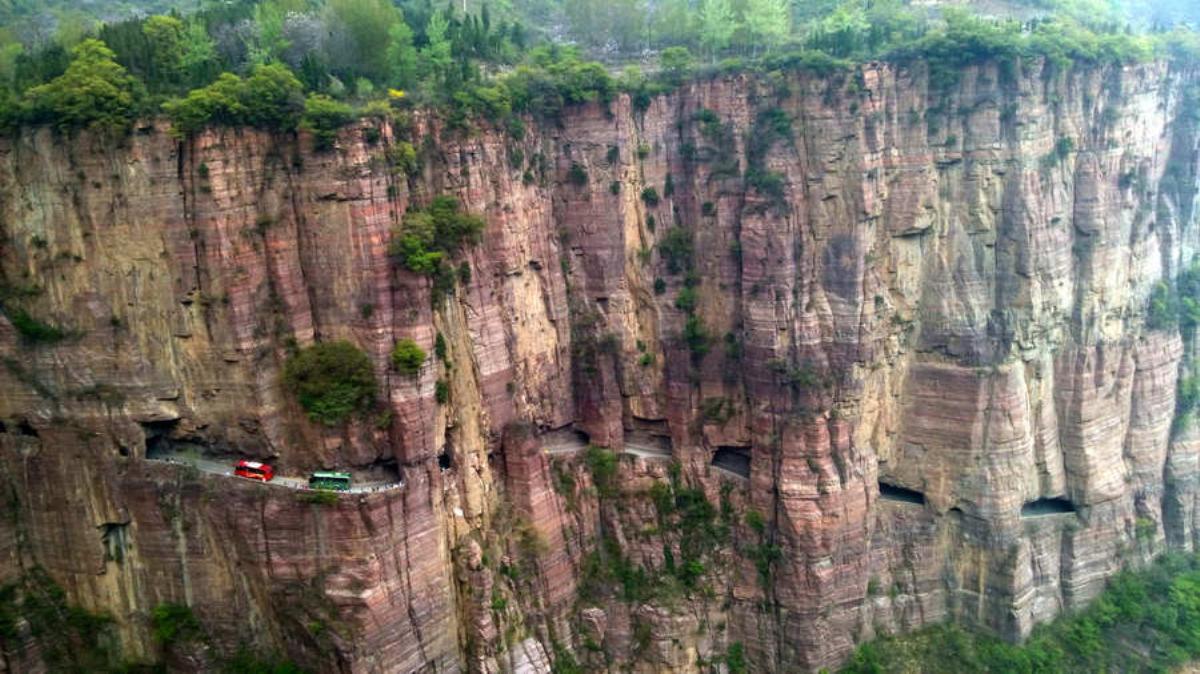 北京出发南太行挂壁公路自驾游：昆山挂壁公路，郭亮挂壁长廊4天自驾游